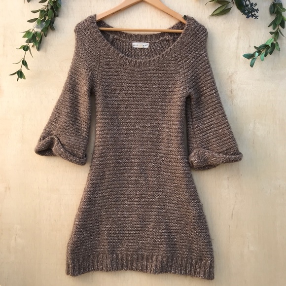 If It Were Me Long Sleeve Sweater Dress - Picture 3 of 8